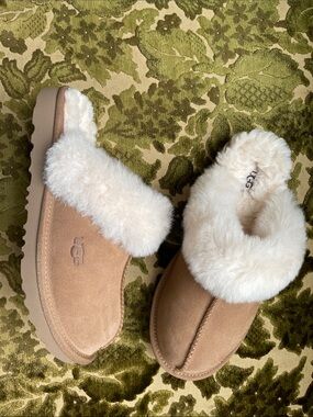 UGG Cozy Suede Chestnut Slippers